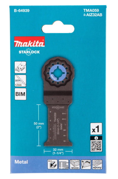 Полотно для стали 32х50, BiM, STARLOCK, TMA059 Makita B-64939