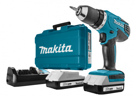 Дрель-шуруповёрт Makita DF457DWE