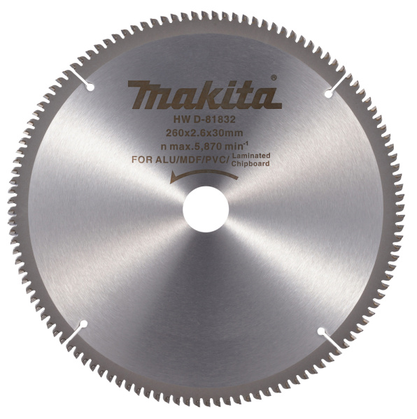 Диск универсальный 260х2.6х30, 120T Makita D-81832