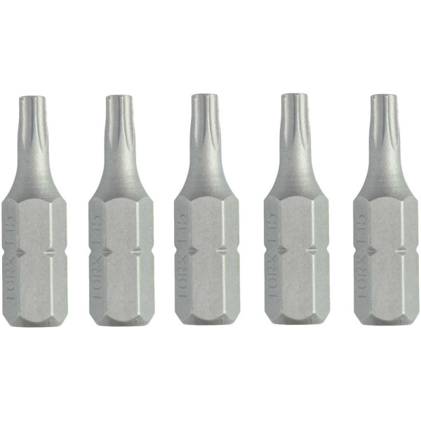 Насадка звезда, T15, 25 мм, C-form, 5 шт Dewalt DT7254