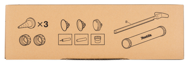 Держатель картриджа тип В, 600 мл Makita 1911T4-0