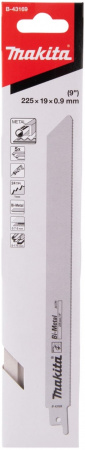 Сабельная пилка для металла 225x19x0.9 мм, 24TPI, 5 шт Makita B-43169