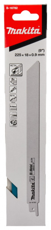 Сабельное полотно для металла BiM 225x18x0.9 мм, 18TPI, 5 шт Makita B-16782