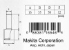 Фреза пазовая 16х35, S12, 2T Makita D-10425