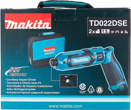 Ударная отвёртка Makita TD022DSE