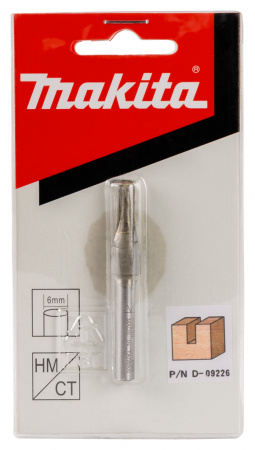 Фреза пазовая 4х10, S6, 2T Makita D-09226