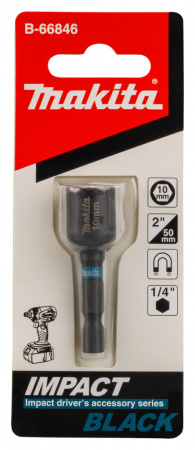 Магнитная торцевая головка 10х50 мм Impact Black Makita B-66846