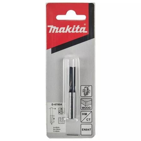 Фреза пазовая 6x19x8x32x2T Makita D-67804