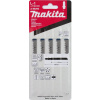 Лобзиковая пилка для дерева, 101 мм, HCS, 6TPI, T301CD, L-1, 5 шт Makita A-86290