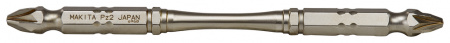 Насадка двусторонняя Silver Torsion, PZ2, 110 мм, E-form (MZ), 3 шт Makita B-21939