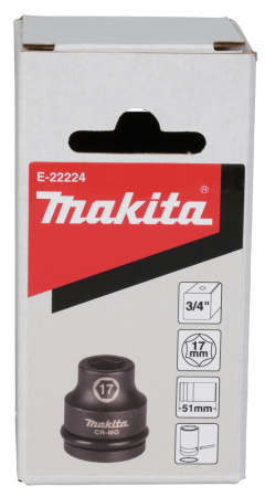 Ударная торцовая головка 3/4" 17x51 Makita E-22224