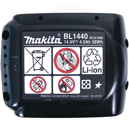 Аккумулятор LXT, Li-Ion, 14.4 В, 4.0 Ач, BL1440 Makita 196386-9