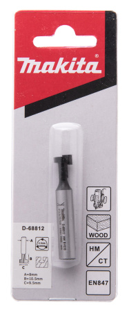 Фреза для замковых отверстий 9.5х4.76х8х32 Makita D-68812