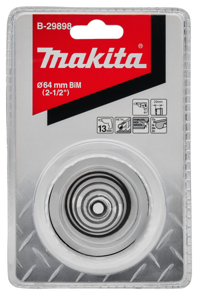 Коронка BiM 64x20 для листового металла Makita B-29898