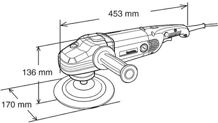Шлифовальная машина Makita SA7000C