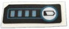 Наклейка с зарядом батареи XGT Makita 8048J4-0