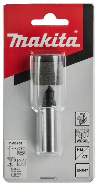Фреза  для V-образного паза 12,7х12 мм Makita D-68208