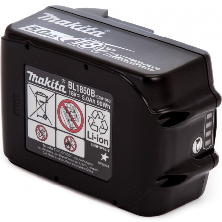 Аккумулятор  LXT, Li-Ion, 18 В, 5.0 Ач, BL1850B Makita 632F15-1