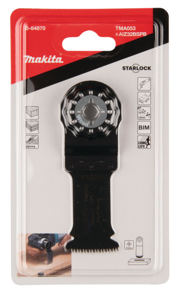 Полотно для твердого дерева 32х50, STARLOCK, TMA053 Makita B-64870