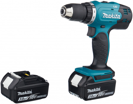 Аккумуляторная дрель-шуруповерт Makita DDF453RFE