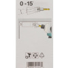 Адаптер шарнирный Impact Gold, SQ, 3/8, 56 мм, хвостовик 1/4, E-form (MZ) Makita B-28547