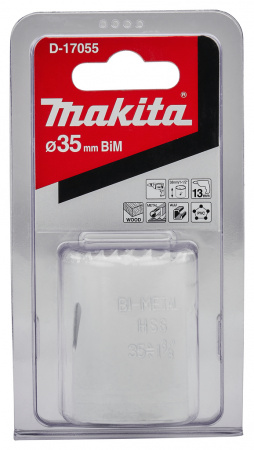 Биметаллическая коронка 35х38 мм Makita D-17055