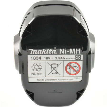 Аккумулятор кубический, Ni-Mh, 18 В, 2.5 Ач, 1834 Makita 193102-0