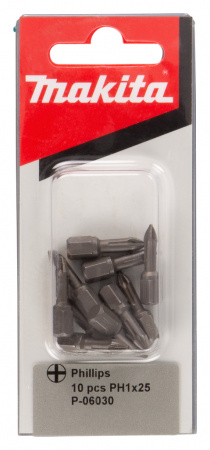 Насадка PH1, 25 мм, C-form, 10 шт Makita P-06030