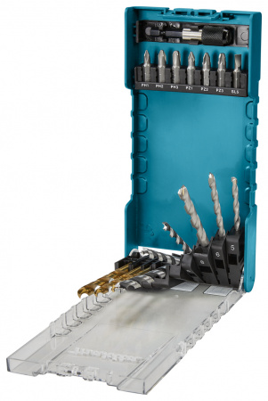 Набор насадок и сверл, 17 шт Makita D-74887