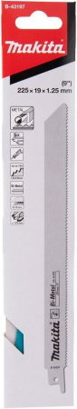 Сабельное полотно для металла 225x19x1.25 мм, 10-14TPI, 5 шт Makita B-43197