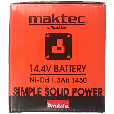 Аккумулятор кубический Ni-Cd, 14.4 В, 1.3 Ач, 1450 Makita 193816-1