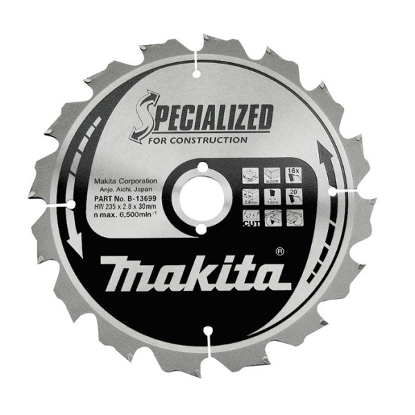 Пильный диск для строительных работ 210x1.8x30 мм 14T Makita B-27246