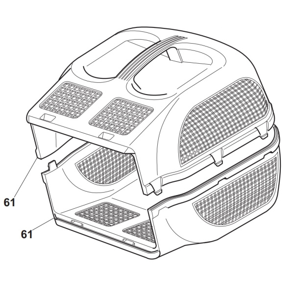 Комплект травосборника Makita 664390000