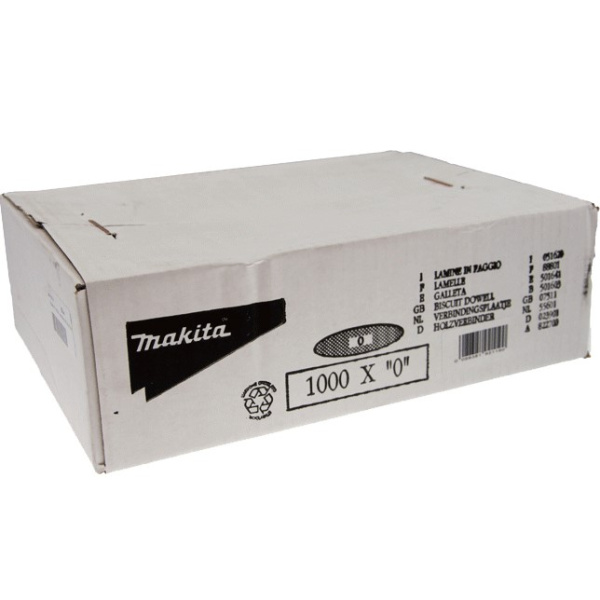 Шпонка для соединения деревянных изделий №10, 54х19х4 мм, 1000 шт Makita P-08844