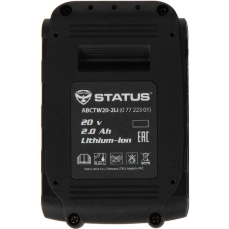 Аккумулятор Li-Ion, 20 В, 2.0 Ач, ABCTW 20-2Li STATUS 07722301