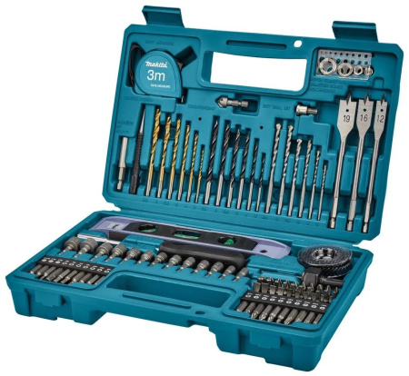 Набор сверл и насадок BASIC, 102 предметов Makita E-10730