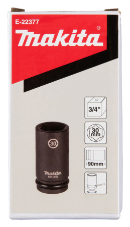 Ударная торцовая головка 3/4" 30x90 Makita E-22377